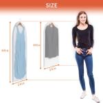 Clear Garment Bags for Hanging Clothes48in Dress Clothing Suit Bags Coat for Sweater Closet Storage Dress Hanging Garment Trans