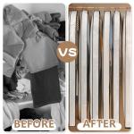 3 Pack Garment Bags for Hanging Clothes Storage Clear Suit Dress Bags with Zippers for Travel Moving Breathable Closet Storage