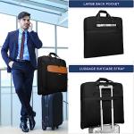 Garment Bag Travel Suit Bag Large 40-Inch Carry on Bag Up to 3 Suits2 in 1 Hanging Luggage Bags Fits 15.6Inch Laptop