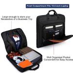 Garment Bag Travel Suit Bag Large 40-Inch Carry on Bag Up to 3 Suits2 in 1 Hanging Luggage Bags Fits 15.6Inch Laptop