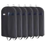 - 43" Garment Bags for Hanging Clothes Suit Bags for Men Travel with Car Garment Bags for Storage with Handle Clear Window and