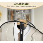 All Clear Garment Bags for Hanging Clothes 40" Suit Bags for Closet Storage Plastic Clothes Covers for Shirts Jackets Coats 6 P