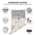 Convertible Carry on Garment Bag for Women Garment Bags for Travel with Shoe Pouch 2 in 1 Hanging Suitcase Suit Bag for Women T