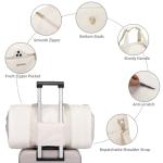 Convertible Carry on Garment Bag for Women Garment Bags for Travel with Shoe Pouch 2 in 1 Hanging Suitcase Suit Bag for Women T