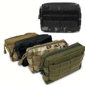 Outdoor EDC Hunting Tatical Molle Pouch Waist Pack Coin Cell Phone Bag Nylon Portable Men Toiletry Bag Clutch Outdoor