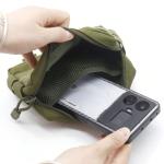 Outdoor EDC Hunting Tatical Molle Pouch Waist Pack Coin Cell Phone Bag Nylon Portable Men Toiletry Bag Clutch Outdoor