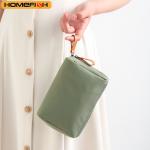 HOMEFISH Women Cosmetic Bag Solid Color Korean Style Makeup Bag Pouch Toiletry Bag Waterproof Makeup Organizer Case Luxury Bag