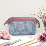 Women's makeup bag flamingo travel essentials toiletry storage bag portable Cosmetic Bag large capacity organizer storage bag