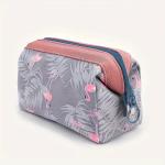 Women's makeup bag flamingo travel essentials toiletry storage bag portable Cosmetic Bag large capacity organizer storage bag