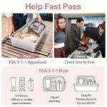 Medicine Cosmetic Bag Women Large Capacity Travel Organizer Easy Wipe Clean Toiletry Pouch Daily Use Trip Toiletry Travel Bag