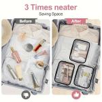 Medicine Cosmetic Bag Women Large Capacity Travel Organizer Easy Wipe Clean Toiletry Pouch Daily Use Trip Toiletry Travel Bag