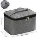 1pc Business Trip Men's Toiletry Bag Double Layer Large Capacity Cosmetic Bag Oxford Cloth Storage Bag Portable Handbag