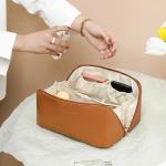 Large Capacity Cosmetic Bag Cosmetic Storage Bag PU Leather Portable Travel Toiletry Bag Women Cosmetic Bag Toiletries Organizer