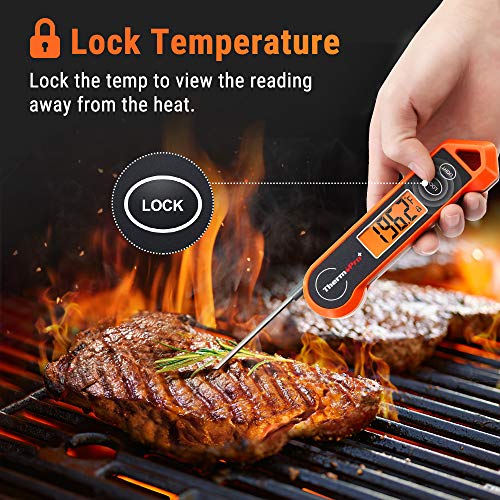 Digital Meat Thermometer with Backlit Display