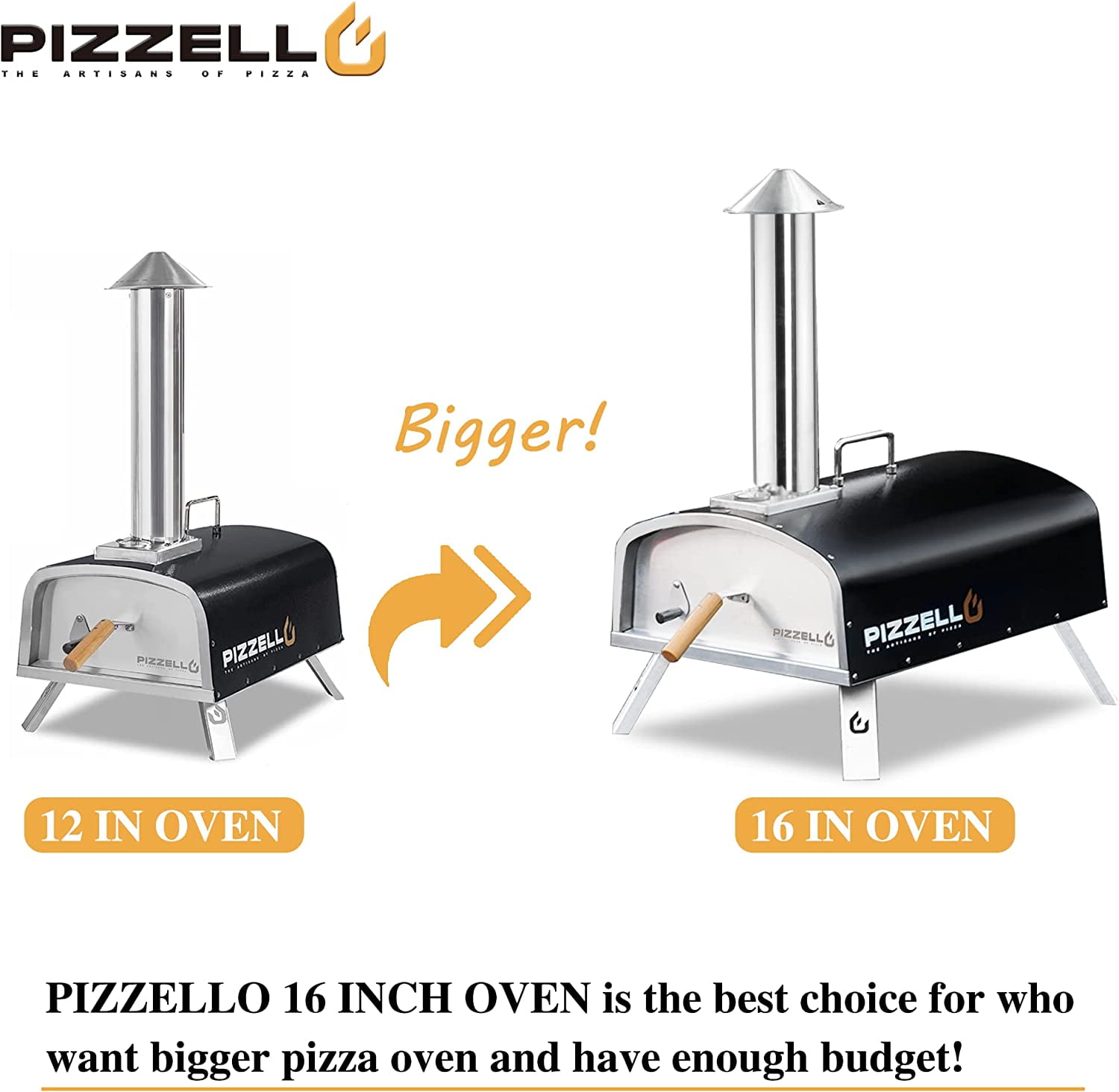 Pizzello 16" Wood Pellet Outdoor Pizza Oven