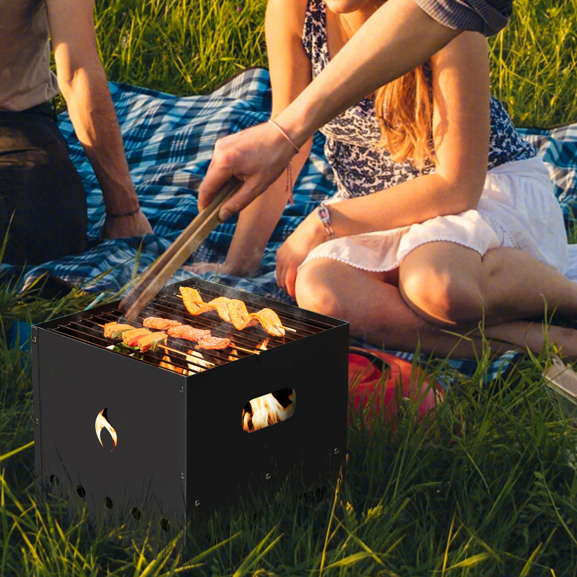 Costway 4-in-1 Outdoor Pizza Oven, Black