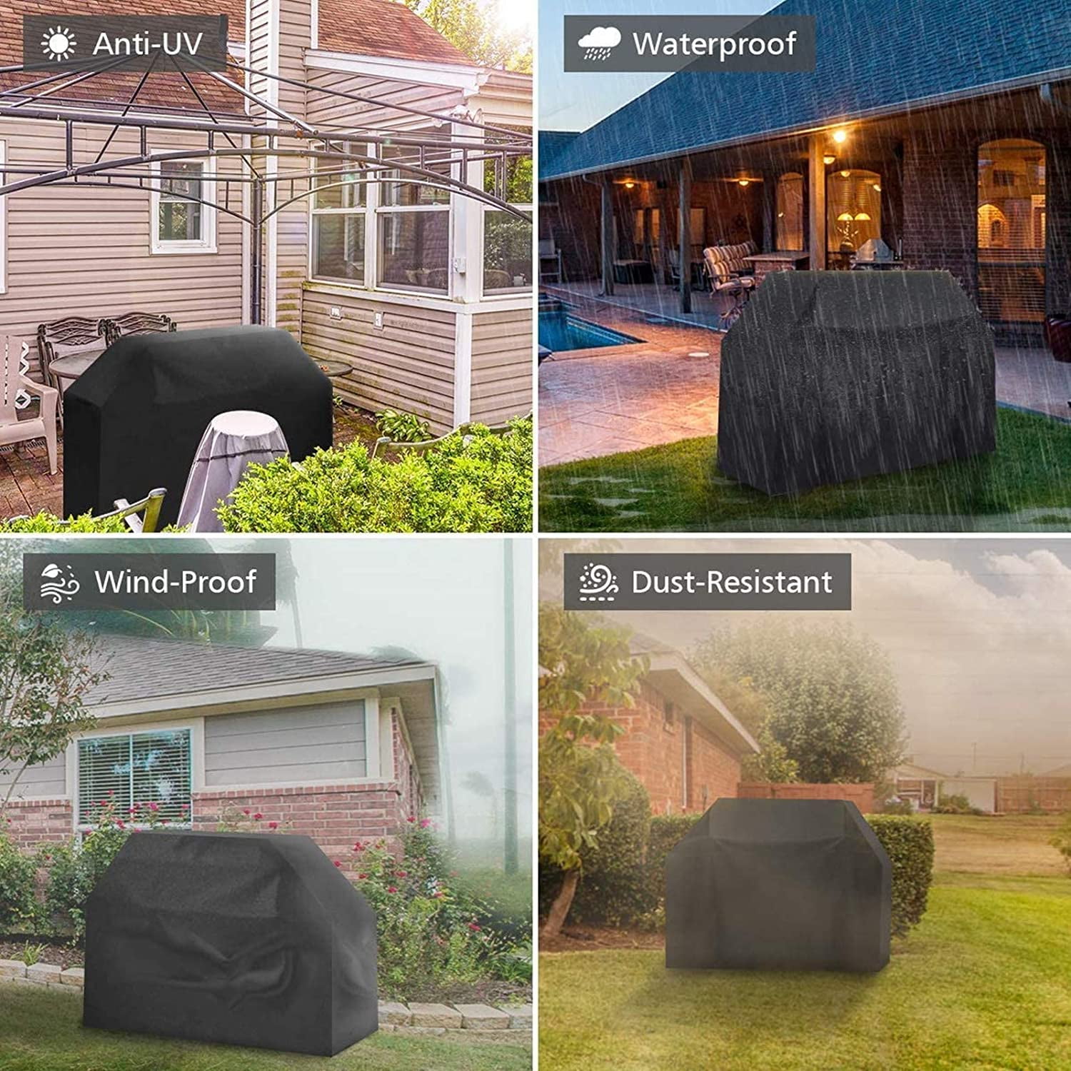Waterproof 58" Gas Grill Cover - Weber Grills