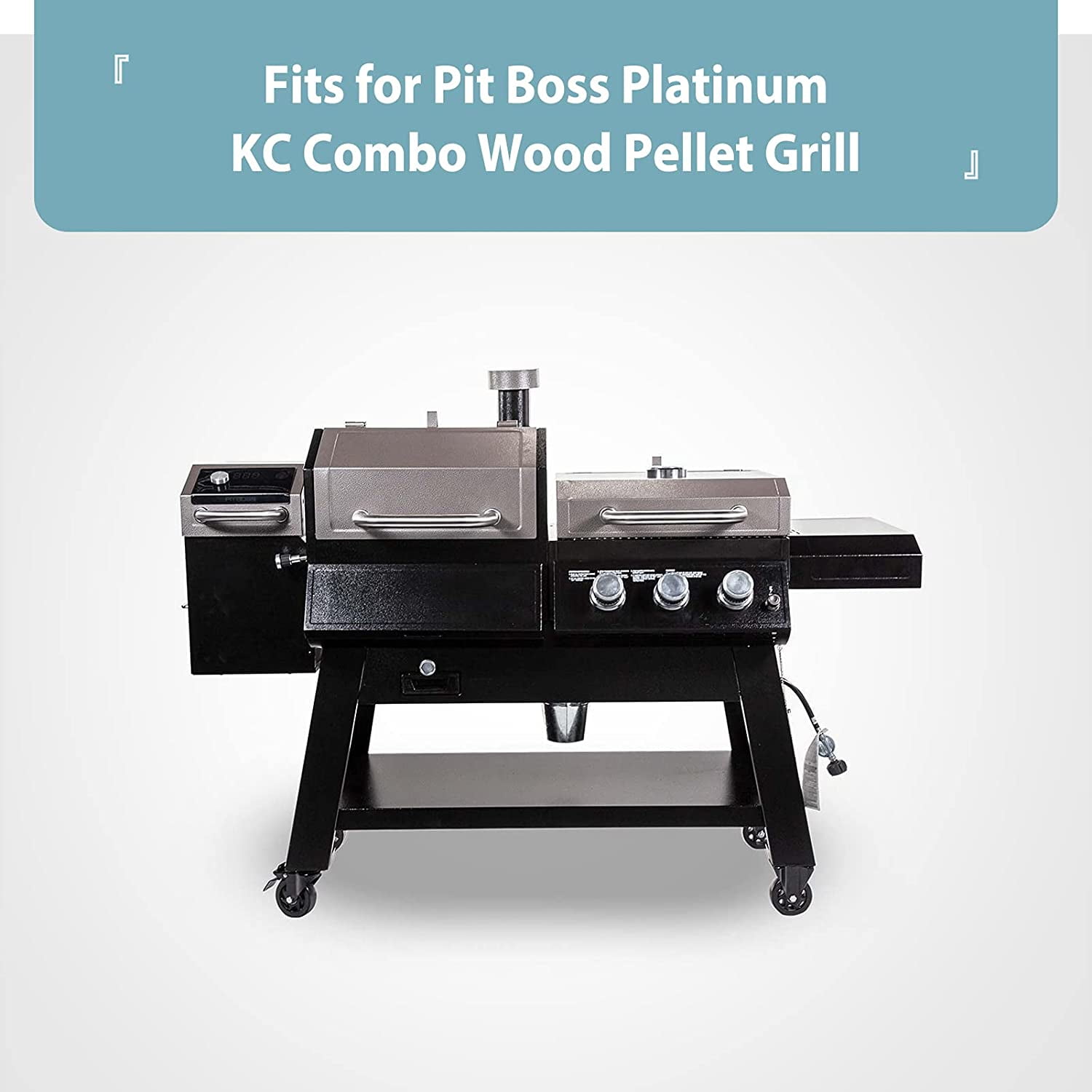 All-Weather Waterproof Grill Cover: Pit Boss Platinum Combo