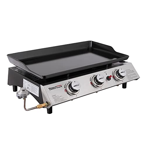 Portable 3-Burner Gas Grill for Outdoor Cooking
