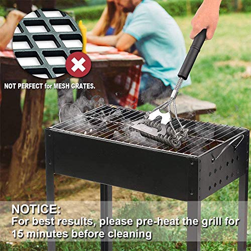 Bristle-Free Grill Cleaning Brush for BBQ