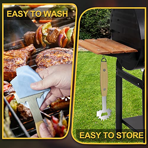 Bristle-Free BBQ Grill Scraper for Safe Cleaning