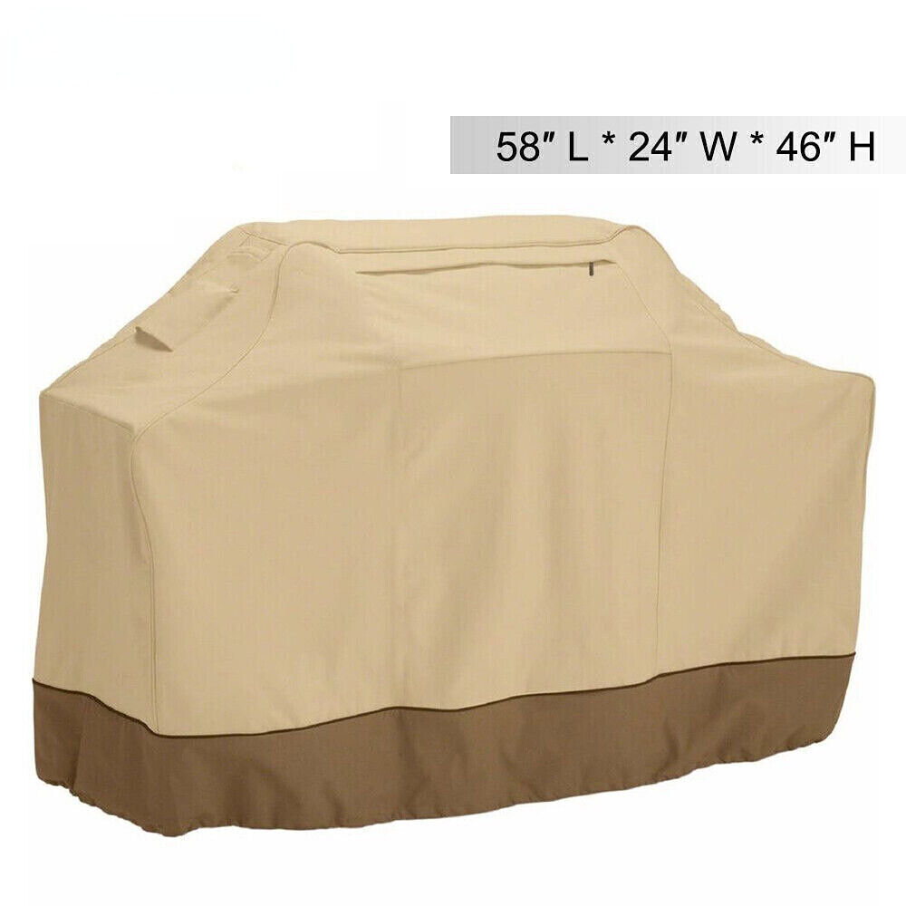 Durable Waterproof BBQ Grill Cover - 58" to 72
