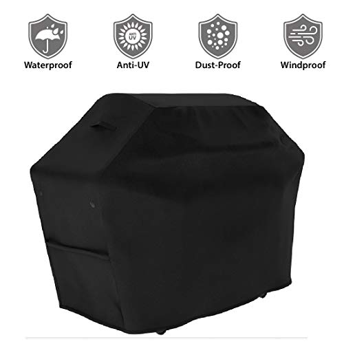 All-Weather 65 inch BBQ Grill Cover (Black)
