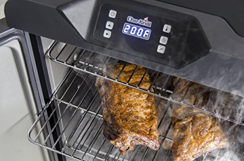 Char-Broil Digital Electric Smoker, Deluxe, Silver BBQ Grills