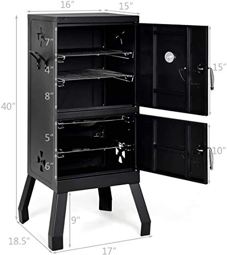 Moccha Smoked Carbon Oven - Vertical Charcoal Smoker