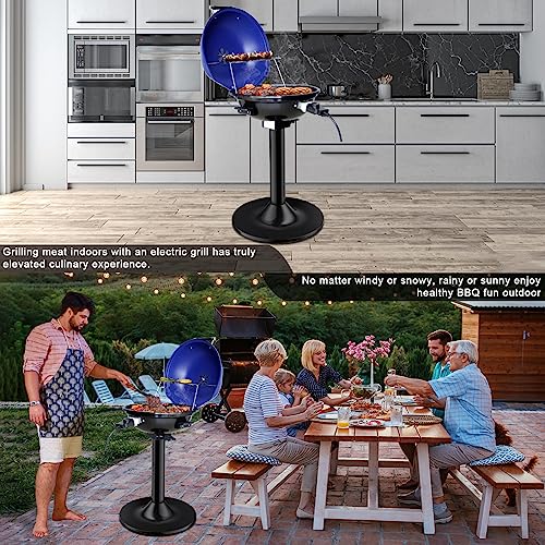 1800W Smokeless Electric BBQ Grill - ManVi Portable