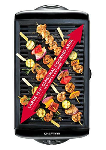 Chefman Electric Indoor Grill - Smokeless & Adjustable