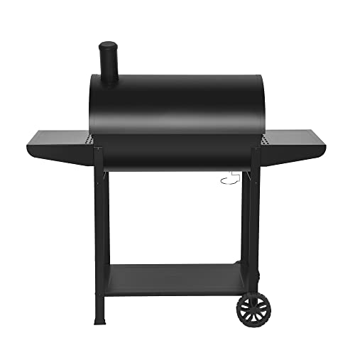 Royal Gourmet Barrel Charcoal Grill - Backyard BBQ Party