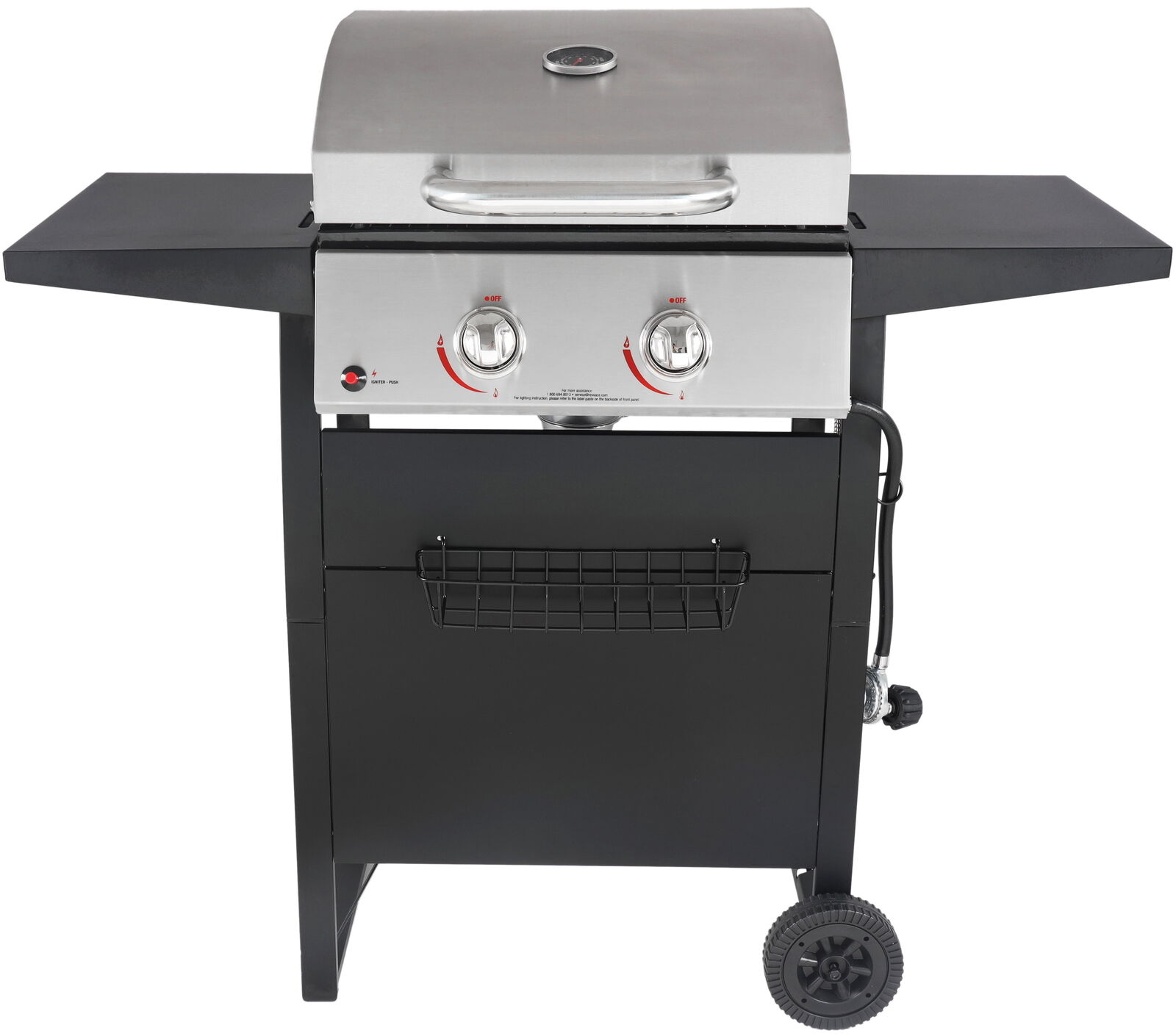 RevoAce Stainless Steel 2-Burner Propane Gas Grill