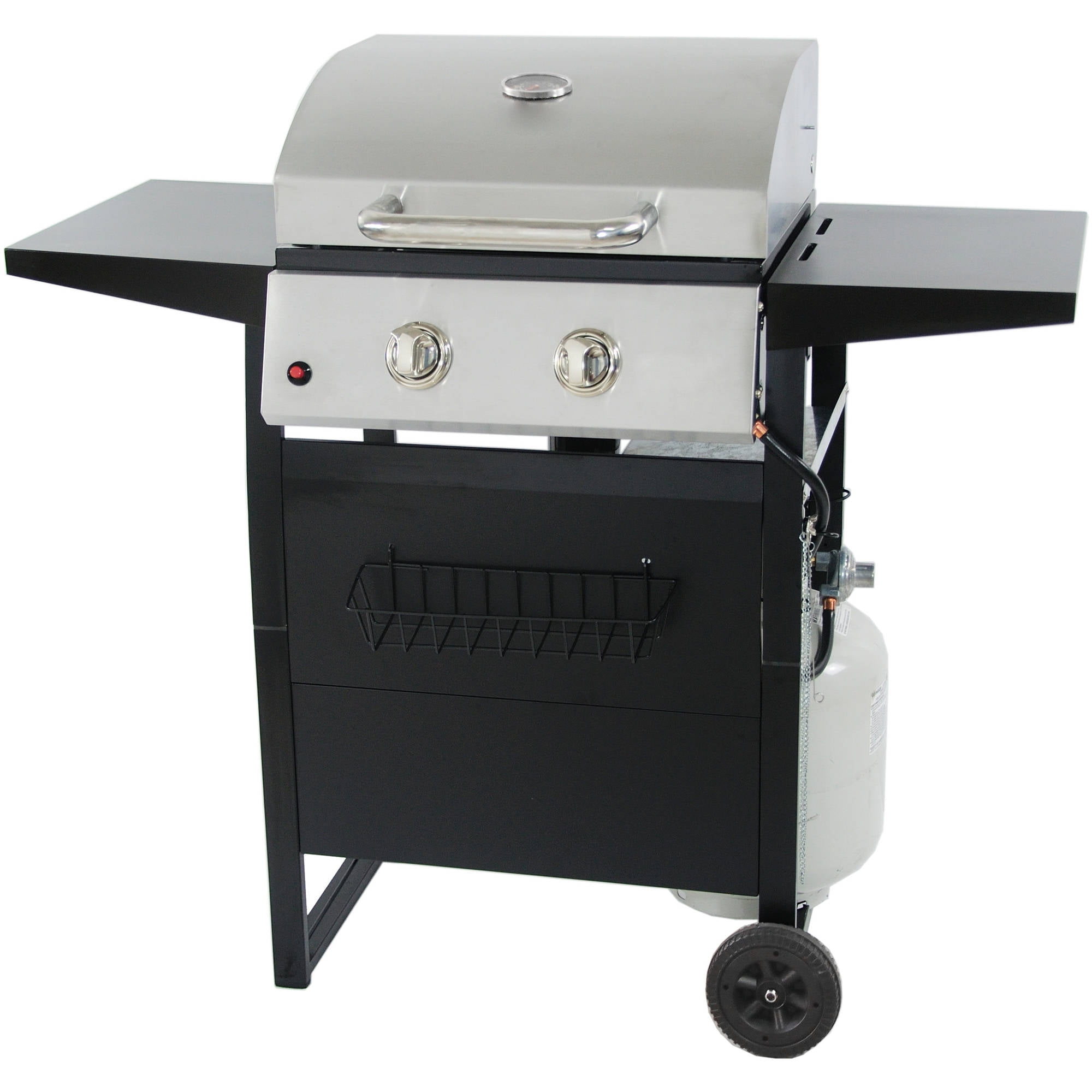 RevoAce Stainless & Black 2-Burner Propane Grill