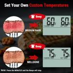 Digital Meat Thermometer with Large LCD Display