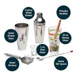 Libbey 9-Piece Mixologist Cocktail Set, Clear