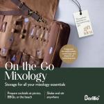 Barillio 17-Piece Travel Bartender Kit Bag