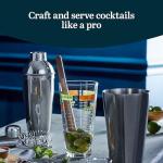 Libbey 9-Piece Mixologist Cocktail Set, Clear