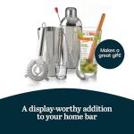 Libbey 9-Piece Mixologist Cocktail Set, Clear