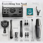 BARE BARREL® 14-Piece Mixology Bartender Kit