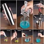 15-Piece Cocktail Shaker Set with Acrylic Stand
