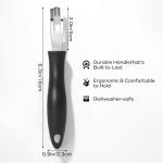 Triangular Stainless Steel Channel Knife Zester