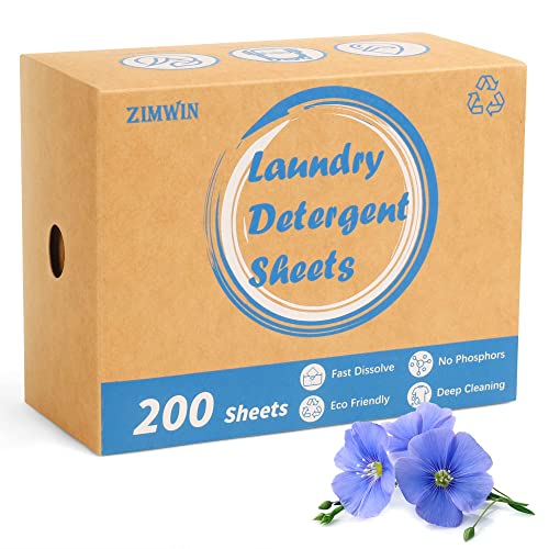 Eco-Friendly Laundry Sheets, Fresh Linen Scent, 200 Loads