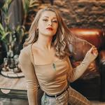 Antique Silver Flower Green Aventurine Crystal Necklace