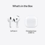 Apple AirPods 4 Wireless Earbuds with Spatial Audio