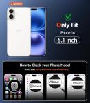 iPhone 16 Clear Case with Screen Protector