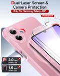 LeYi Samsung A07 Case with Screen Protector Set