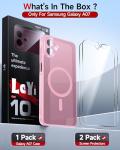LeYi Samsung A07 Case with Screen Protector Set