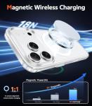 iPhone 17 Pro Max Clear Magnetic Case with Screen Protector