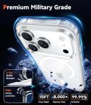 iPhone 17 Pro Max Clear Magnetic Case with Screen Protector